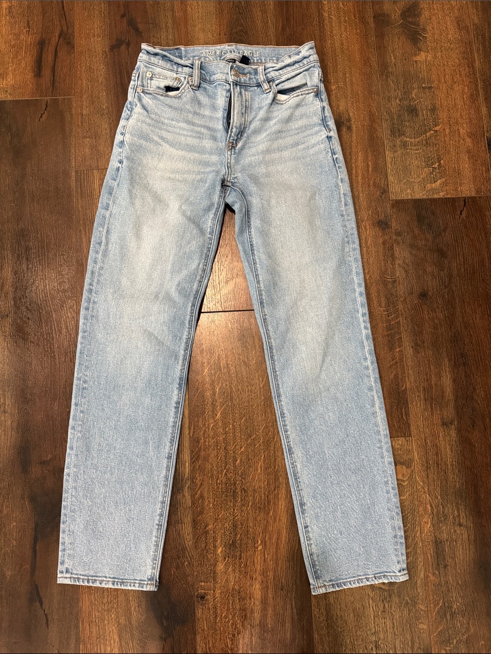 American Eagle Outfitters High-Rise Light Blue Jeans size 0 nwot
